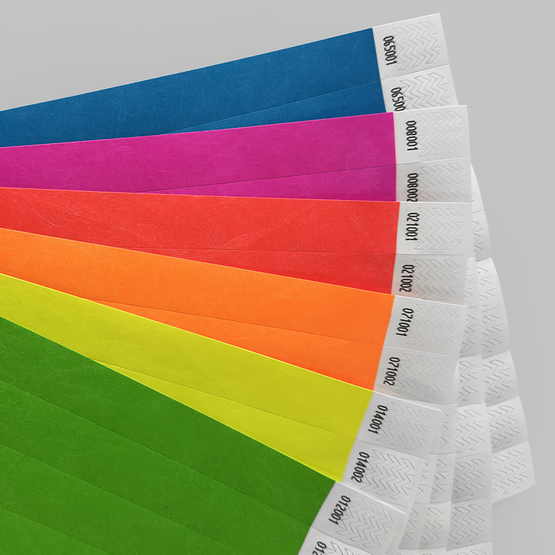 Pulseras Tyvek 19 mm x1000 Unidades | Control de Acceso para Eventos